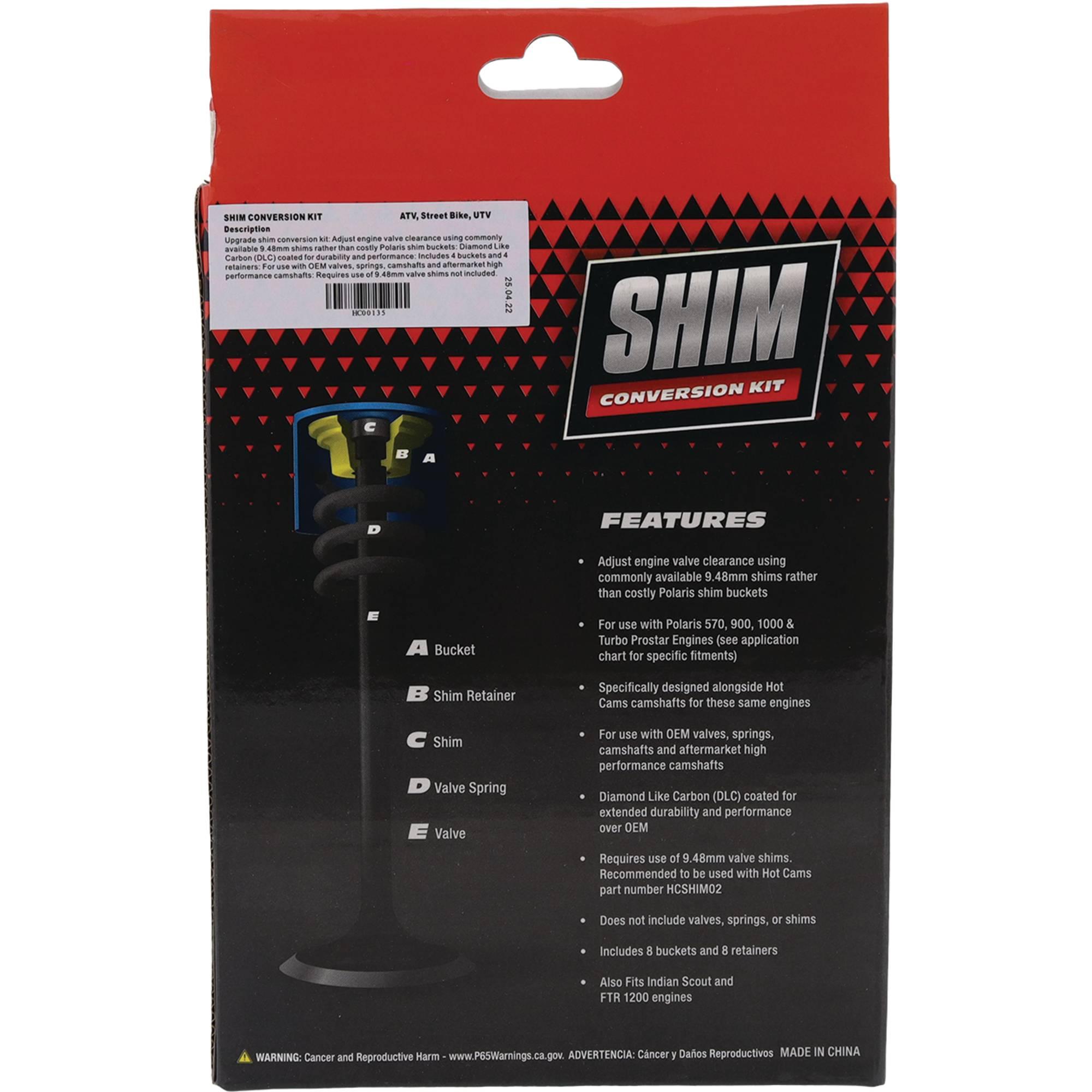 HC00135 Shim Conversion Kit